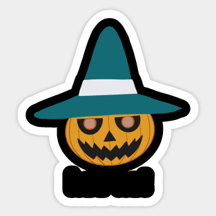 Pyro Jack, hee-ho! - black text Sticker